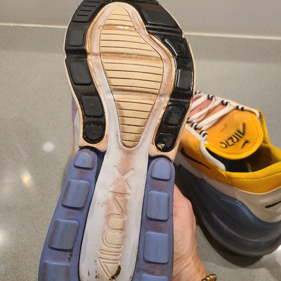 Nike Air Max Gradient Yellow Pink Purple Sneakers main image 4